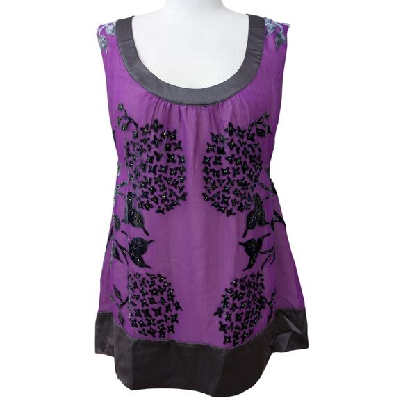 Hale bob silk top - Picture 1 of 8